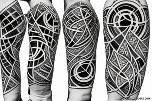 Geometrical tattoo idea