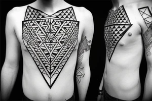 Geometrical tattoo idea