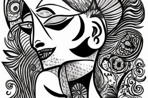Woman tattoo idea