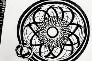 infinity symbol with the words dum spiro spero. then put a sunflower in one circle and sacred geometry in the other circle. tattoo idea
