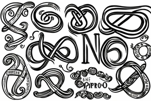 infinity symbol with the words dum spiro spero. tattoo idea