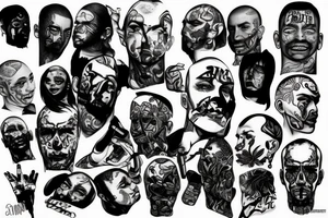 oxxxymiron beauty and ugliness tattoo idea