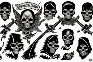 Grim reaper tattoo idea