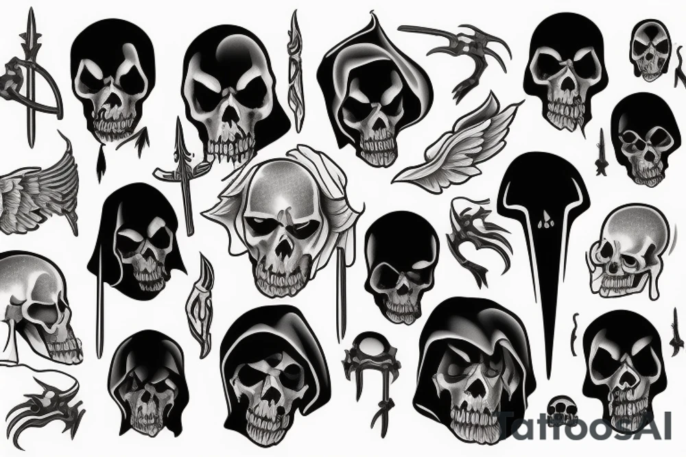Grim reaper tattoo idea