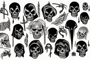 Grim reaper tattoo idea