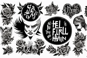 Hell hath no fury like a human born tattoo idea