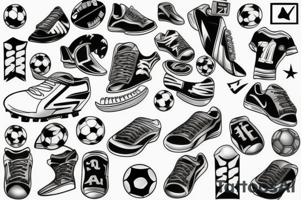 something related to football tattoo idea