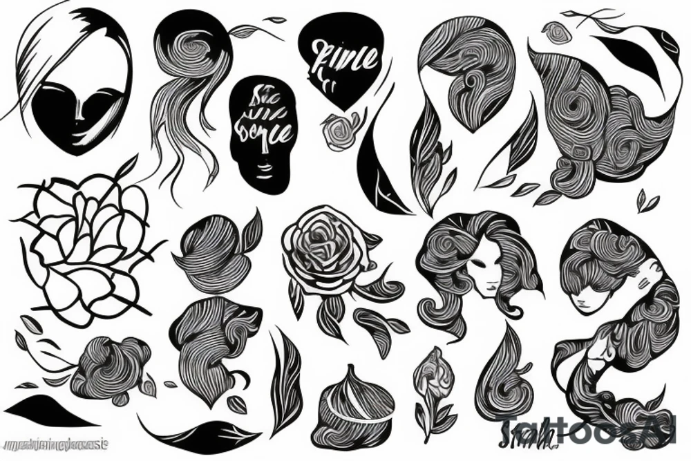 fine line strong and sensitive soul tattoo idea