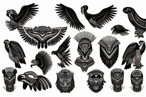Tribal Condor tattoo idea