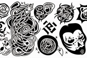 two men hugging tattoo idea