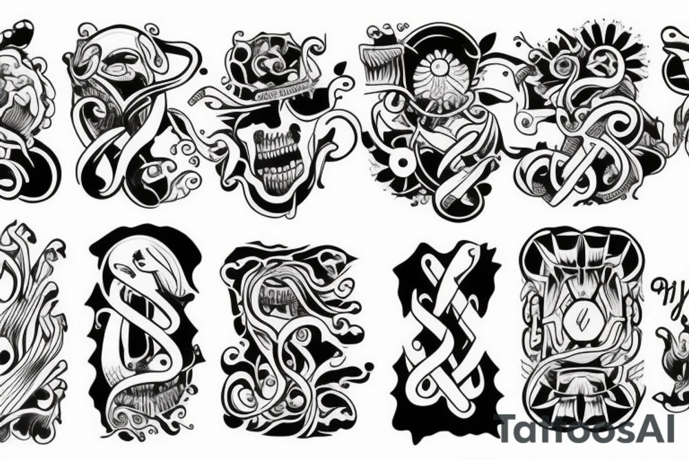 two men hugging tattoo idea