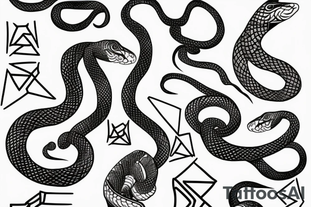 snake tattoo idea