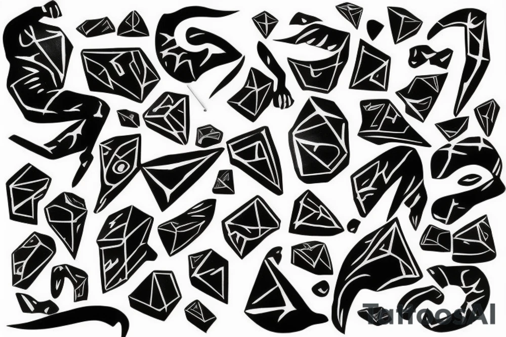 Zues with lighting blot tattoo idea