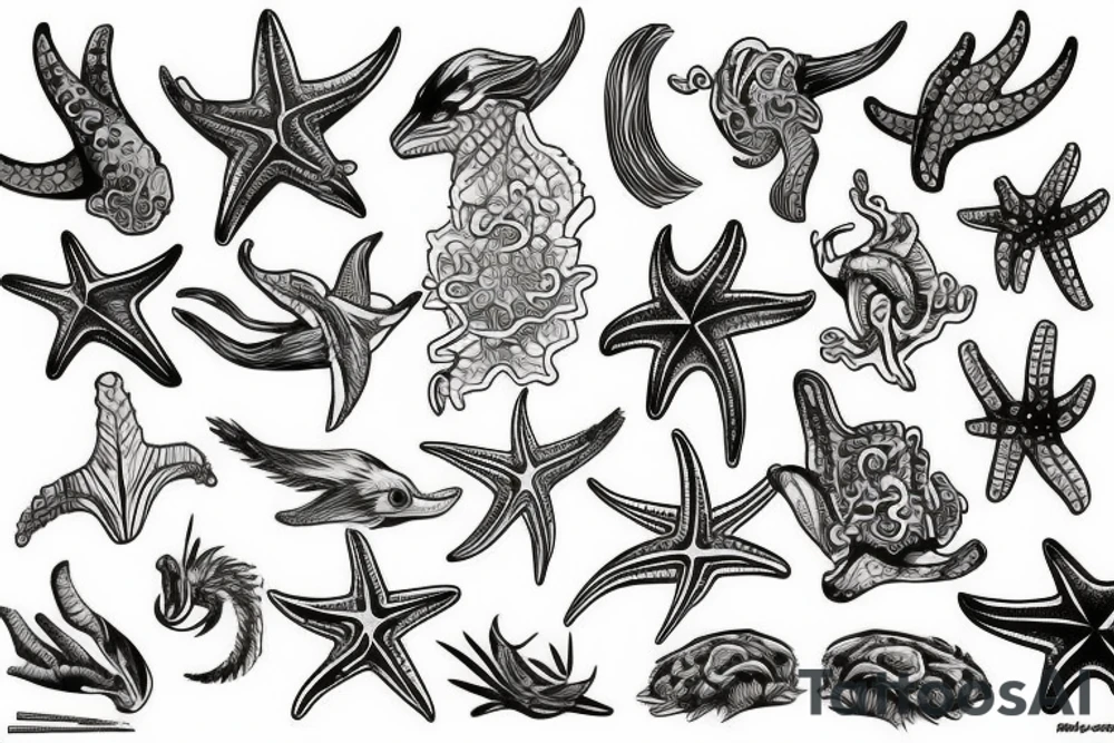 Seastar tattoo idea