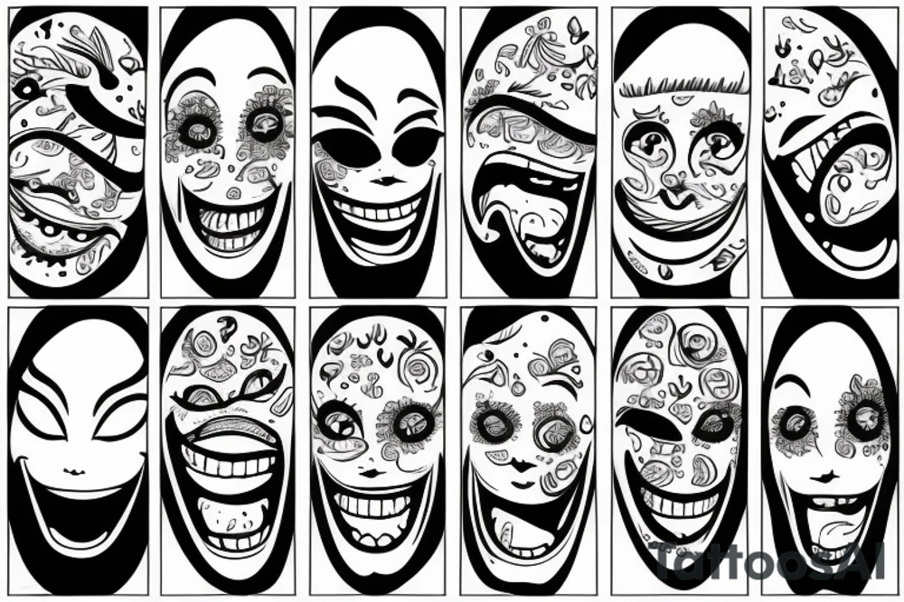 the word smile tattoo idea