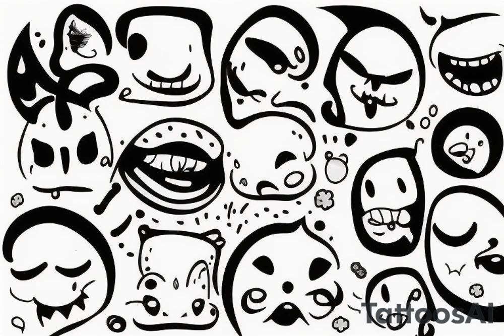 smile tattoo idea