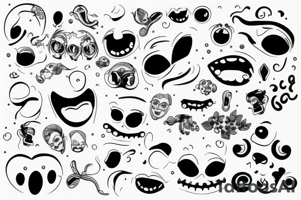 smile tattoo idea