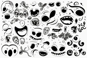 smile tattoo idea