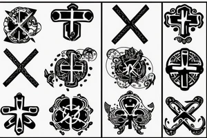 cross tattoo idea