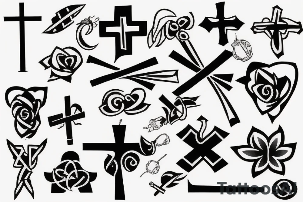 cross tattoo idea