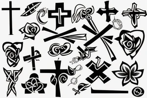 cross tattoo idea