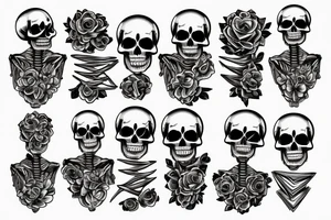 skeleton from tombstone movie "I've not yet begun to defile myself" tattoo idea