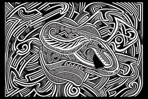 I would like to have a Maori style bear tattoo design tattoo idea