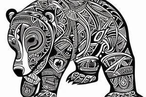 bear tattoo idea