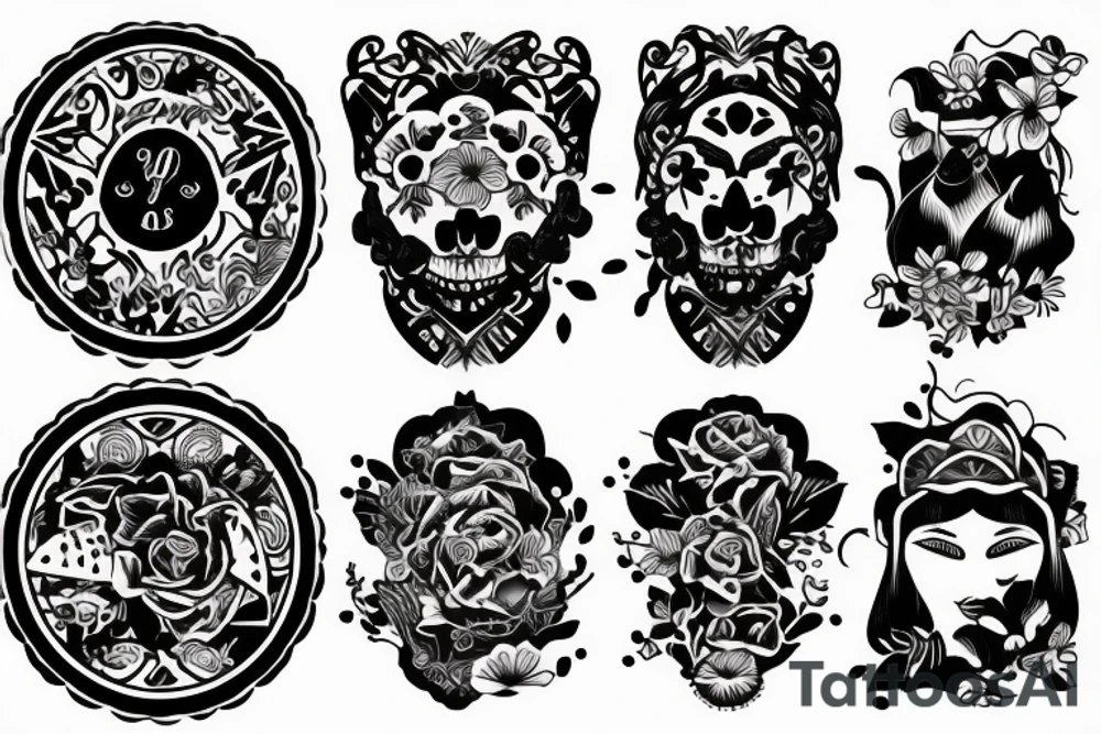 My mothers and fathers name Edo and Maria tattoo idea