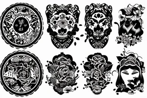 My mothers and fathers name Edo and Maria tattoo idea