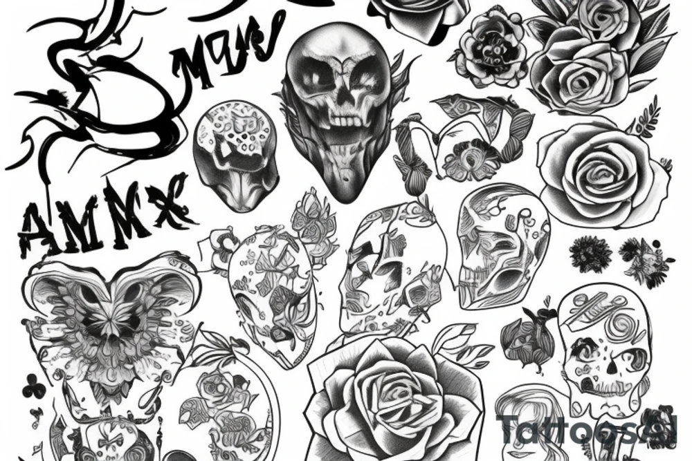 written MAX tattoo idea