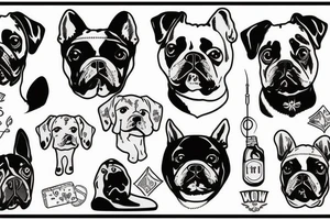 Dog whit name Max tattoo idea