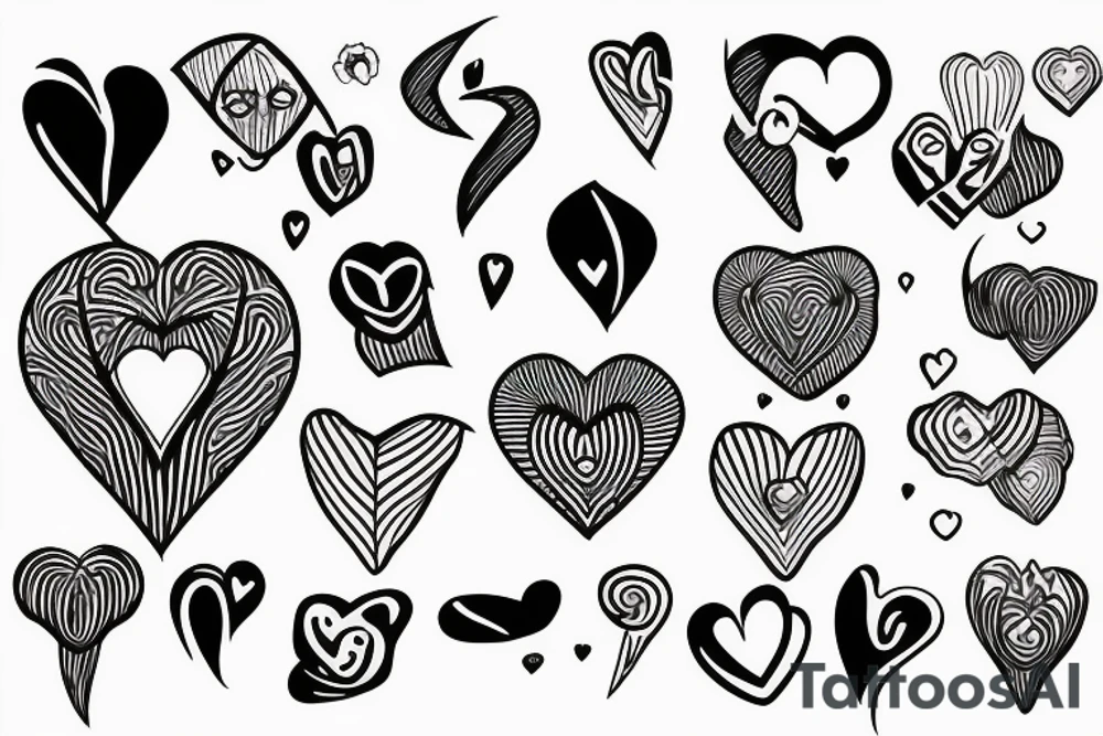 cuore trafitto tattoo idea