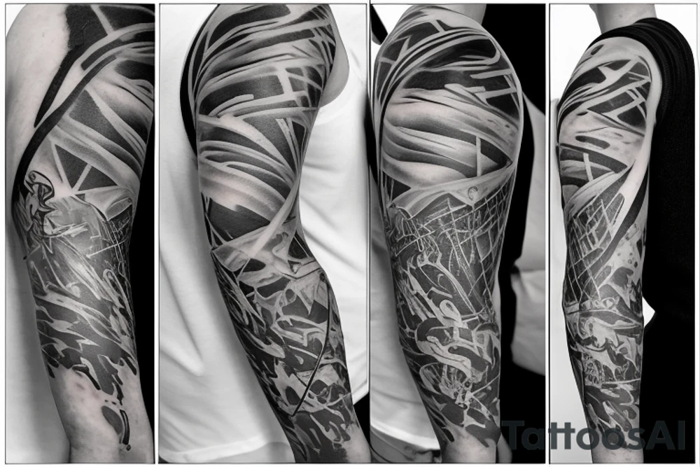 father and 3 sons playing baseball. the oldest son is 12 years old with angle wings, the second son is 10 years old and the youngest son is 7 years old. tattoo idea