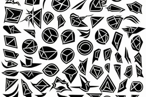 Symbol of rock tattoo idea