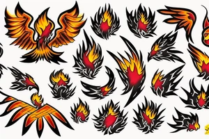 Phoenix from the ashes tattoo idea