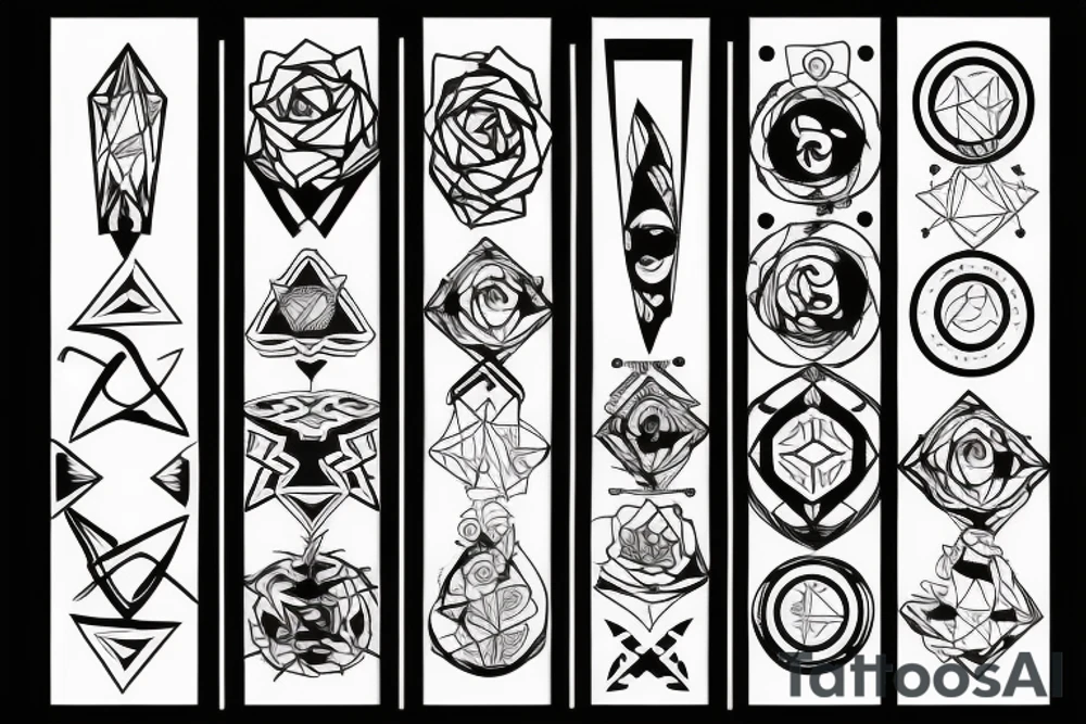 Symbol of rock tattoo idea