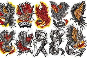 Phoenix from the ashes tattoo idea