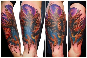 Phoenix from the ashes tattoo idea