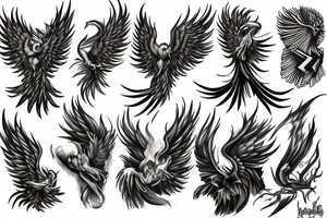 Phoenix from the ashes tattoo idea