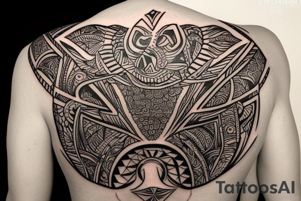 On My Lower Back Sunset in the Caribbean tattoo idea