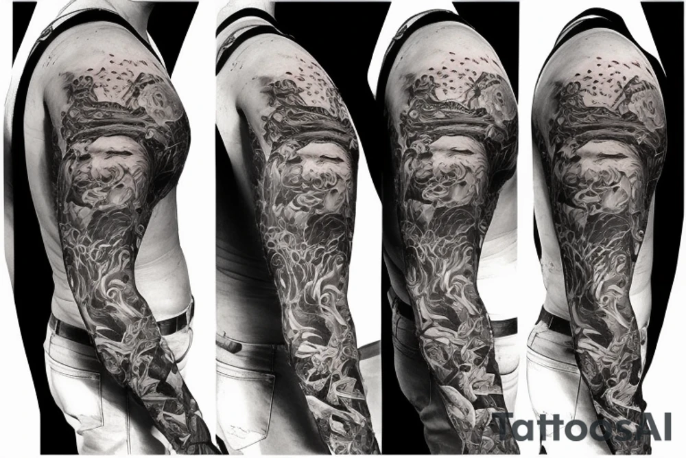 On My sacrum Sunset in the Dominican republic tattoo idea