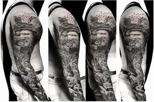 On My sacrum Sunset in the Dominican republic tattoo idea