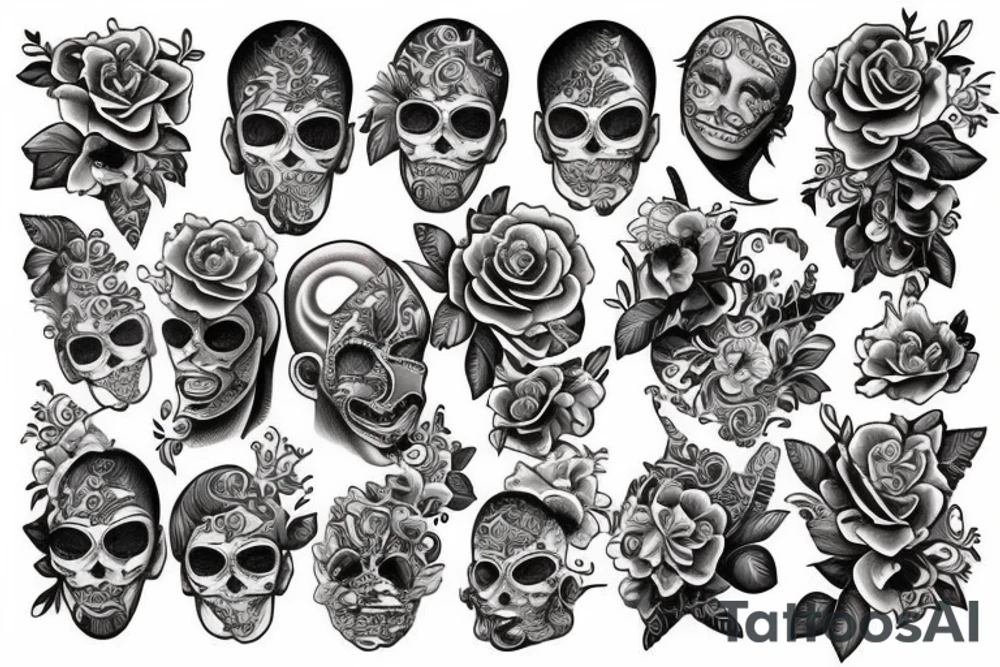 Dominican republic tattooing style tattoo idea