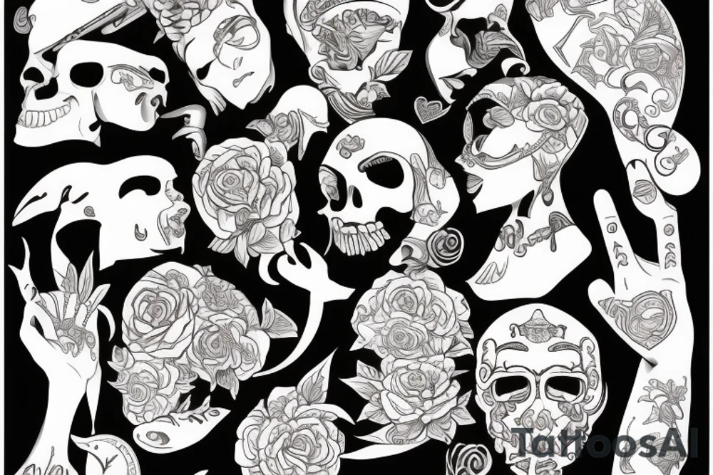 Dominican republic tattooing style tattoo idea