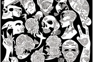 Dominican republic tattooing style tattoo idea