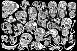 Dominican republic tattooing style tattoo idea