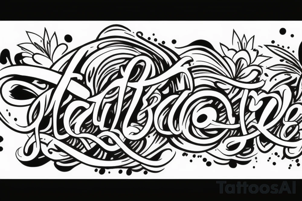 The word zoe tattoo idea