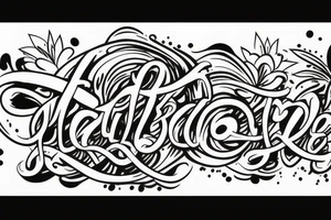 The word zoe tattoo idea