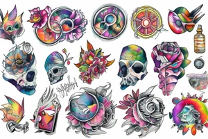 Trippy tattoo idea